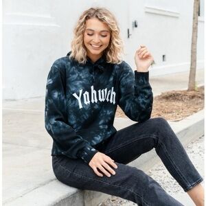 ELEVATED FAITH Yahweh Tie-Dye Unisex Hoodie